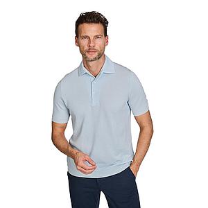 Gran Sasso Men polo shirt korte mouwen heren licht blauw