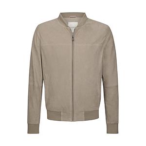 Profuomo leren mantel jas heren donker beige