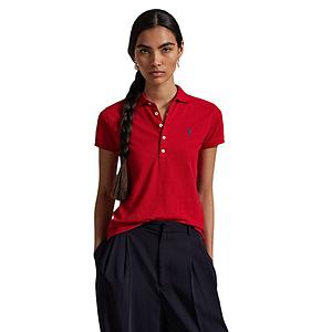 Polo Ralph Lauren Women polo shirt dames rood Slim