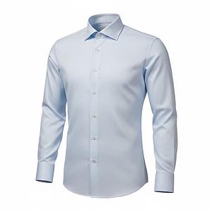 Eton hemd lange mouwen heren licht blauw Slim