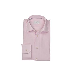 Eton hemd lange mouwen heren roze contemporary