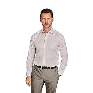 Eton hemd lange mouwen heren beige Slim