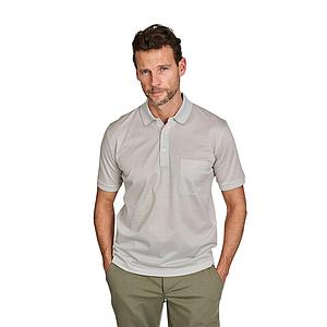 Gran Sasso Hommes polo manches courtes hommes gris clair