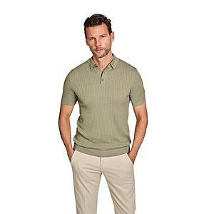 Joop polo shirt korte mouwen heren licht groen Vanceo