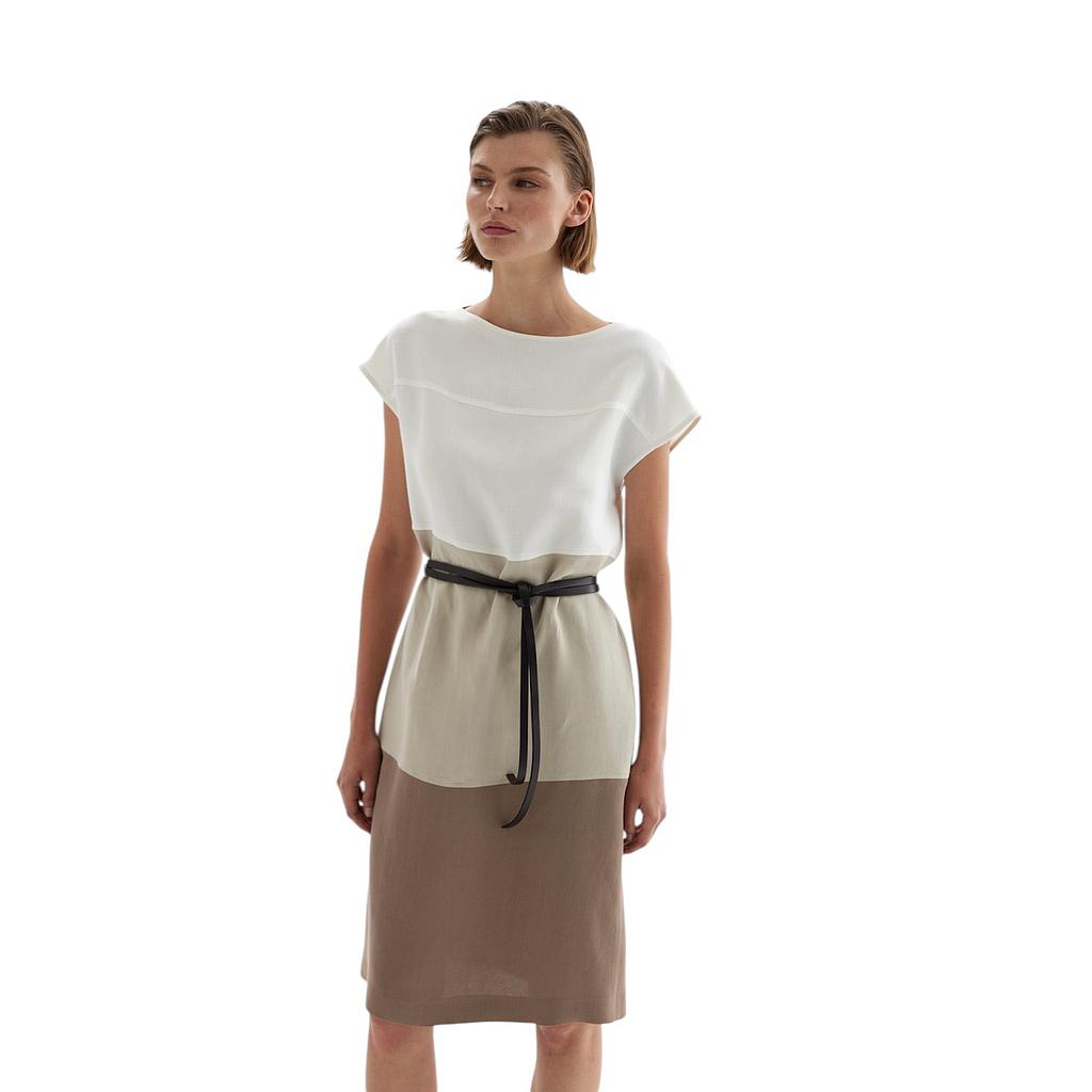 Antonelli kleedje dames beige Minerva