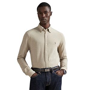 Polo Ralph Lauren Men hemd lange mouwen heren wit custom fit 710654408062