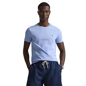 Polo Ralph Lauren Men t-shirt korte mouwen heren licht blauw custom slim fit 710671438020