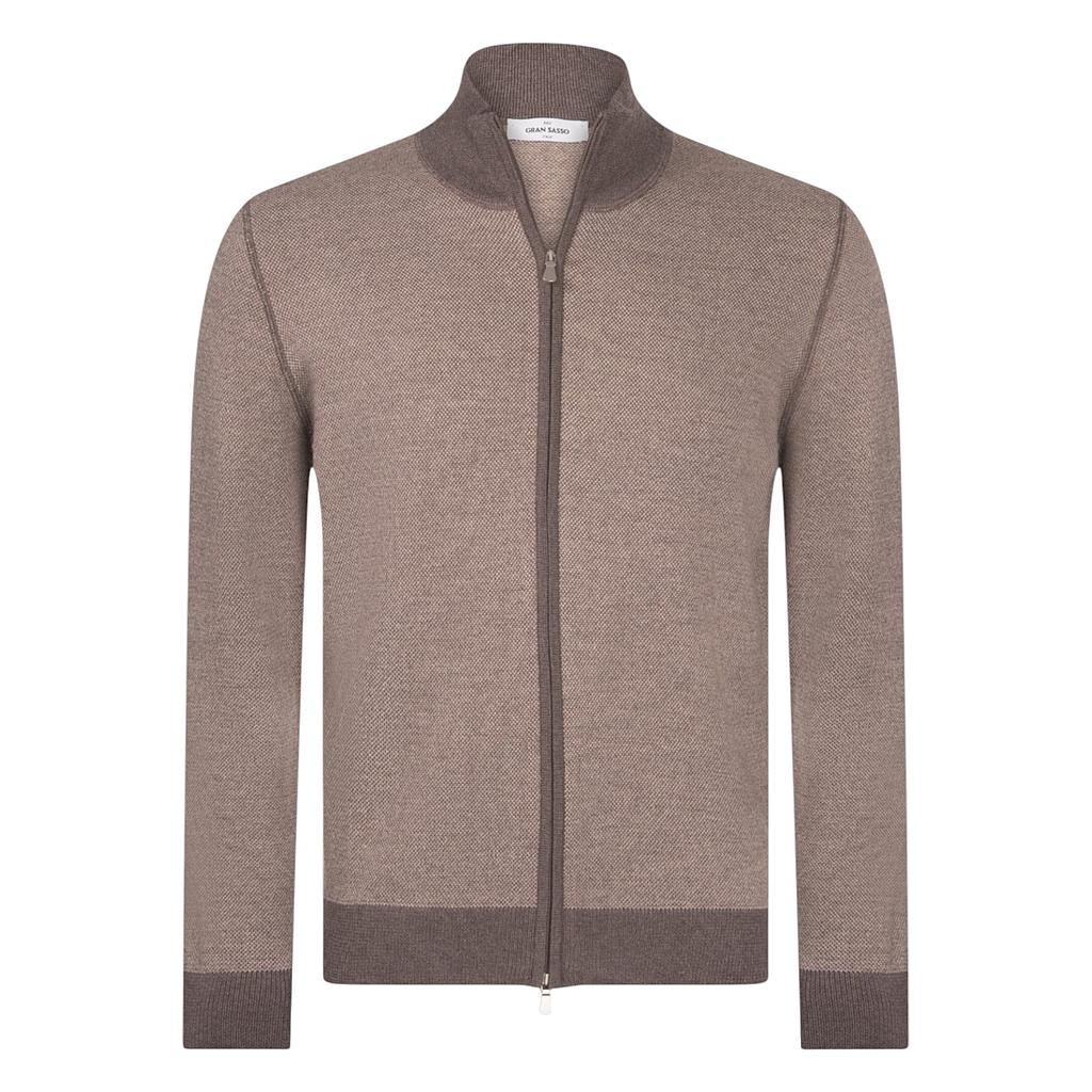 Gran Sasso Men gilet heren bruin