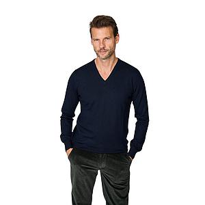 Gran Sasso Men pull trui v-hals heren marine