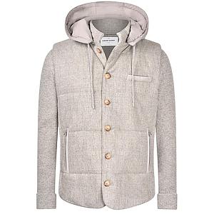 Gran Sasso Men mantel heren grijs