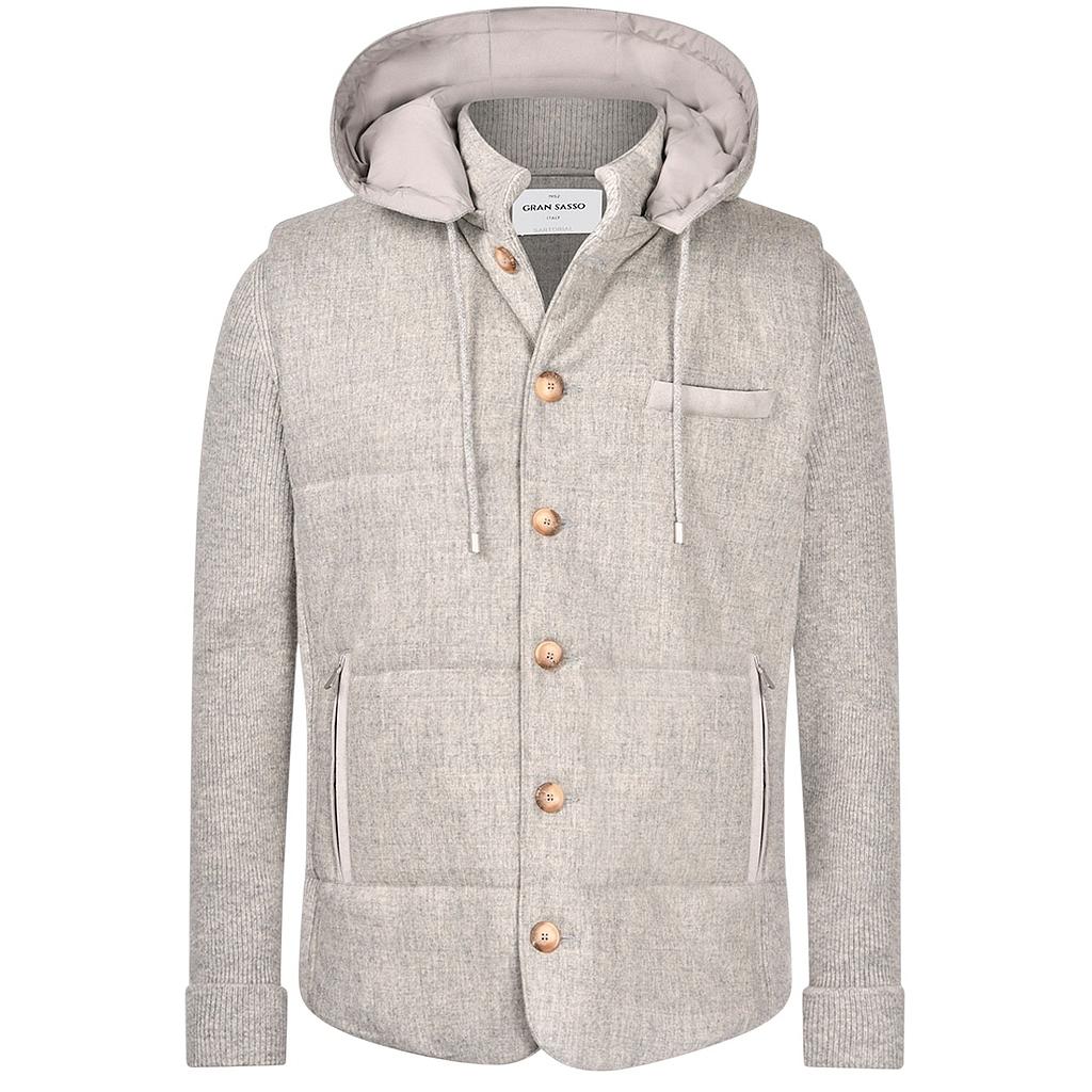Gran Sasso Men mantel heren grijs