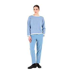 Anneclaire pull trui ronde hals dames ciel D1842 857 21