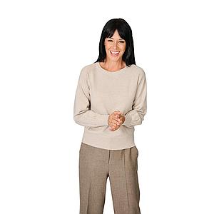 Anneclaire pull trui dames beige D1876 857 770