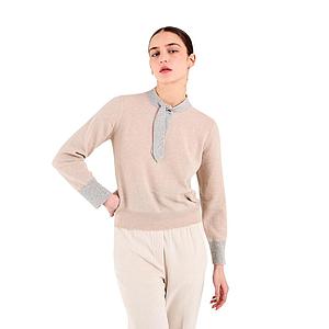 Anneclaire pull trui dames beige D1869 857 733