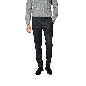 Berwich broek heren donker grijs contemporary fit - fannel