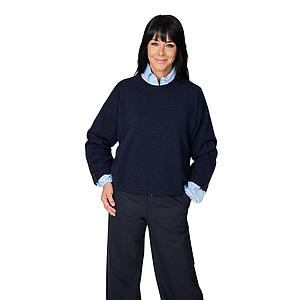 Panicale Cashmere topje dames blauw