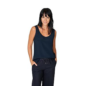 Panicale Cashmere topje dames blauw