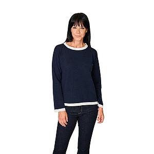 Anneclaire pull trui dames marine