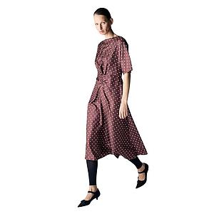 Natan Collection kleedje dames aubergine