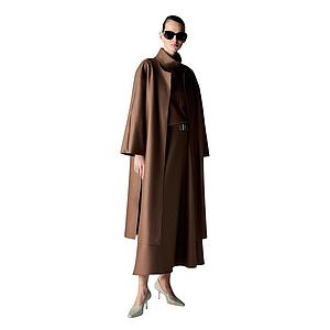 Natan Collection mantel jas dames bruin