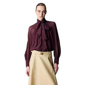 Natan Collection blouse dames aubergine