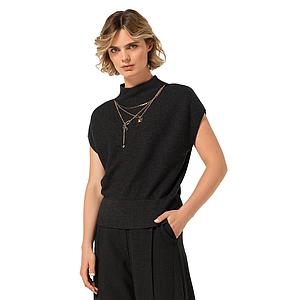 Caroline Biss topje dames anthraciet 4204/11