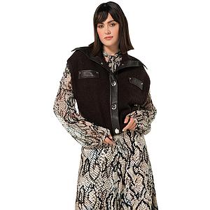 Caroline Biss cardigan debardeur dames bruin 4223/30