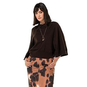 Caroline Biss pull trui dames bruin 4249/30