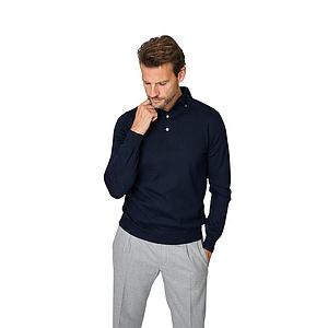 Gran Sasso Men polo shirt heren blauw