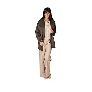 The Dynamis  Studio mantel jas dames bruin