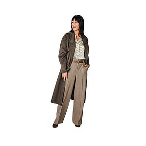 The Dynamis  Studio mantel jas dames bruin