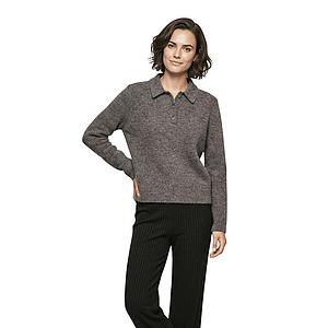 Jeff polo shirt dames grijs Olson