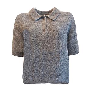 Jeff polo shirt dames grijs Ollie