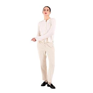Anneclaire gilet dames ecru