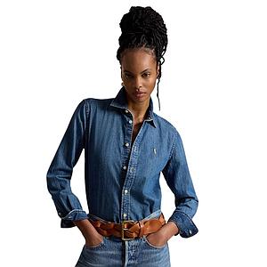 Polo Ralph Lauren Women blouse lange mouwen dames denim 211969458001