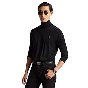 Polo Ralph Lauren Men pull trui rolkraag heren zwart 710946145002