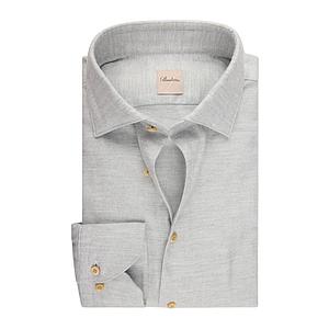 Stenstroms Men hemd lange mouwen heren licht grijs Slimline