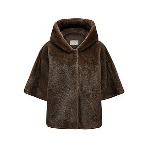 Hemisphere mantel jas dames bruin Cilet