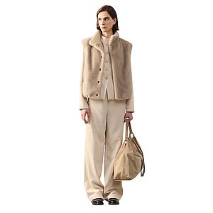 Scapa Flow bodywarmer dames taupe Mikie