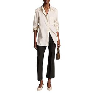Vince blouse lange mouwen dames ecru V219913274 219 CRB