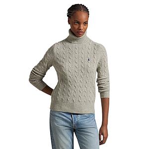 Polo Ralph Lauren Women pull trui rolkraag dames grijs