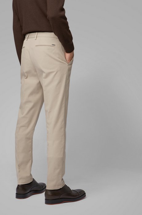 Hugo Boss Men broek heren beige