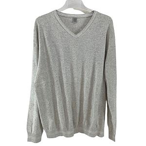 Eleventy Men sweater jumper v-neck men anthraciet